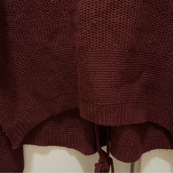 Ambiance apparel sweater with back that laces up - Picture 3 of 8